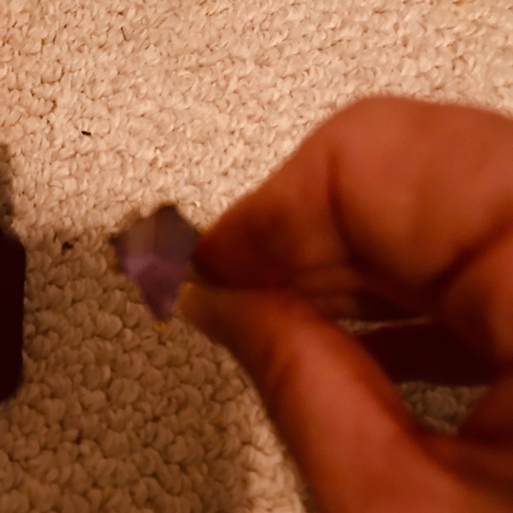 Amethyst fantasy ring 14k setting/ with Diamond accents - Picture 8 of 14